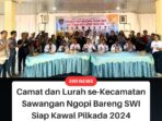 Camat dan Lurah se-Kecamatan Sawangan Ngopi Bareng SWI Siap Kawal Pilkada 2024