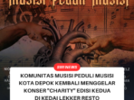 Musisi Peduli Musisi Gelar Konser Amal Edisi Kedua