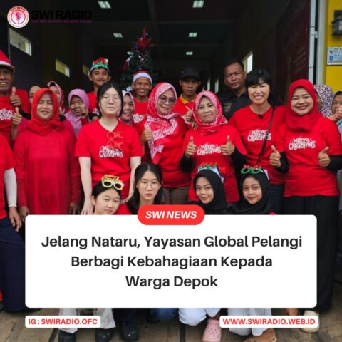 Jelang Nataru, Yayasan Global Pelangi Berbagi Kebahagiaan Kepada Warga Depok