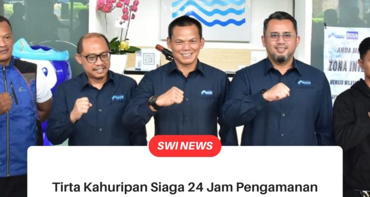 Tirta Kahuripan Siaga 24 Jam Pengamanan Stok Air Saat Libur Lebaran