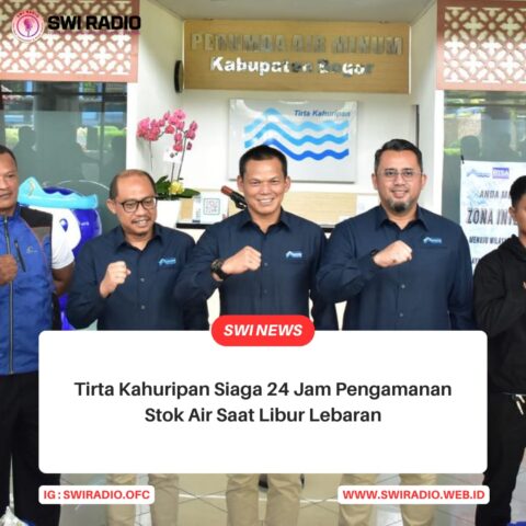 Tirta Kahuripan Siaga 24 Jam Pengamanan Stok Air Saat Libur Lebaran