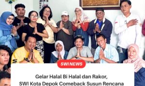 Gelar Halal Bi Halal dan Rakor, SWI Depok Comeback Susun Rencana Kegiatan Bulan Mei 2025