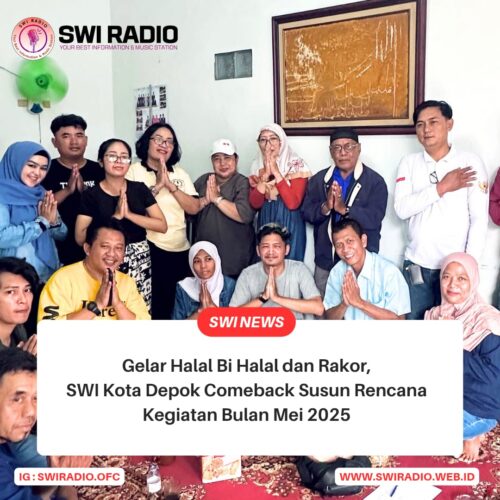 Gelar Halal Bi Halal dan Rakor, SWI Depok Comeback Susun Rencana Kegiatan Bulan Mei 2025