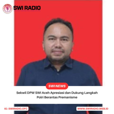 dhifatra Agussalim, CIP, CIAPA, CASP, CPAM, C.EML Sekretaris Dewan Pimpinan Wilayah Sekber Wartawan Indonesia (DPW SWI) Provinsi Aceh