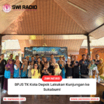 Kepala BPJS TK Sumedang, Haryani Rotua Melasari, Kepala BPJS TK Sukabumi, Ryan Gustaviana, dan Kepala BPJS TK Kota Depok Novarina Azli, Kamis,10 Juli 2025. (YN)