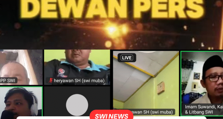 Tim Percepatan Konstituen Dewan Pers SWI Gelar Rapat Daring