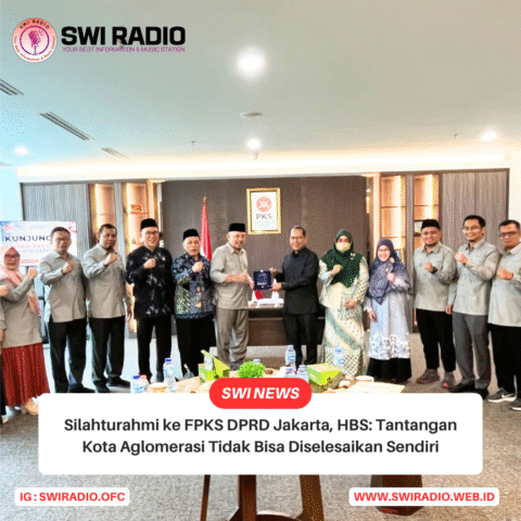Silahturahmi ke FPKS DPRD Jakarta, HBS: Tantangan Kota Aglomerasi Tidak Bisa Diselesaikan Sendiri